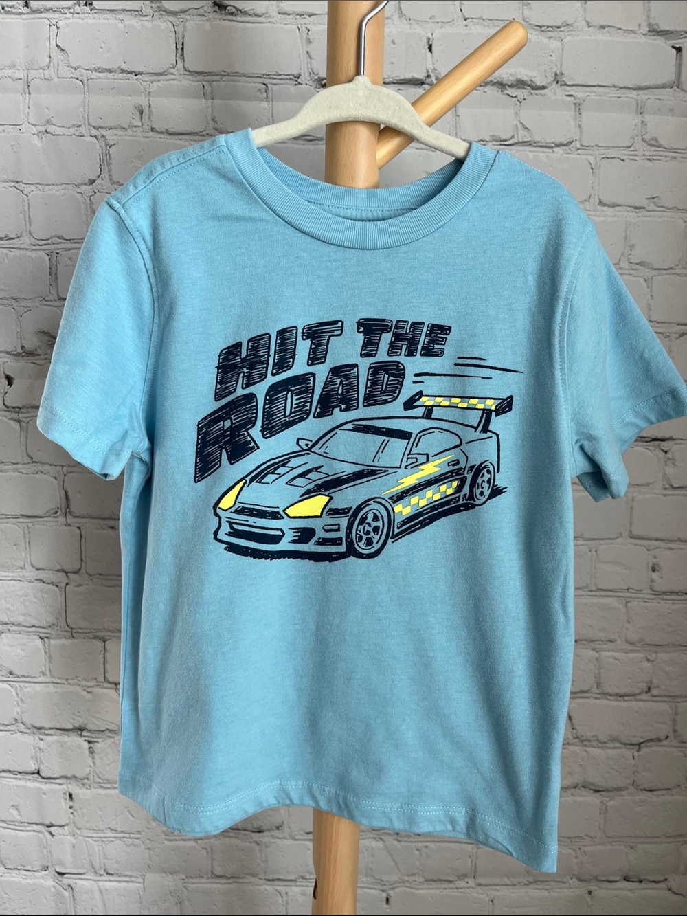 ⭐️⭐️PICK 5 / $20 365 Kids Hit The Road Graphic Tee - Light Blue Kids Shirt